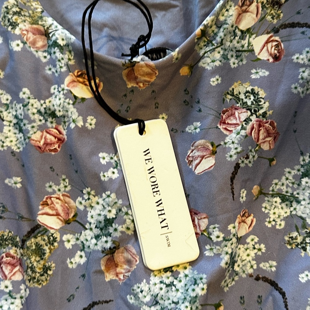 NWT Medium WE WORE WHAT | Swim Brooklyn One Piece Dry Flowers Swimsuit - Picture 5 of 5